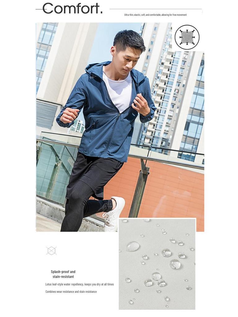 2023 Unisex Atmungsaktive Wasserabweisende Mesh Sonnen Schutz Trenchjacke für Sommer