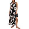 Women's Summer Fashion Tank Dress A-Line Sleeveless Casual Floral/Solid Pocket Dress