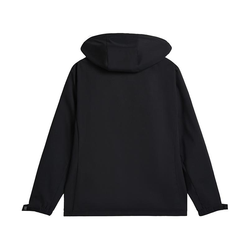 Li Ning Solid Color Logo Loose Fit Windbreaker Hoodie Men Outerwear AFDVJ45-2