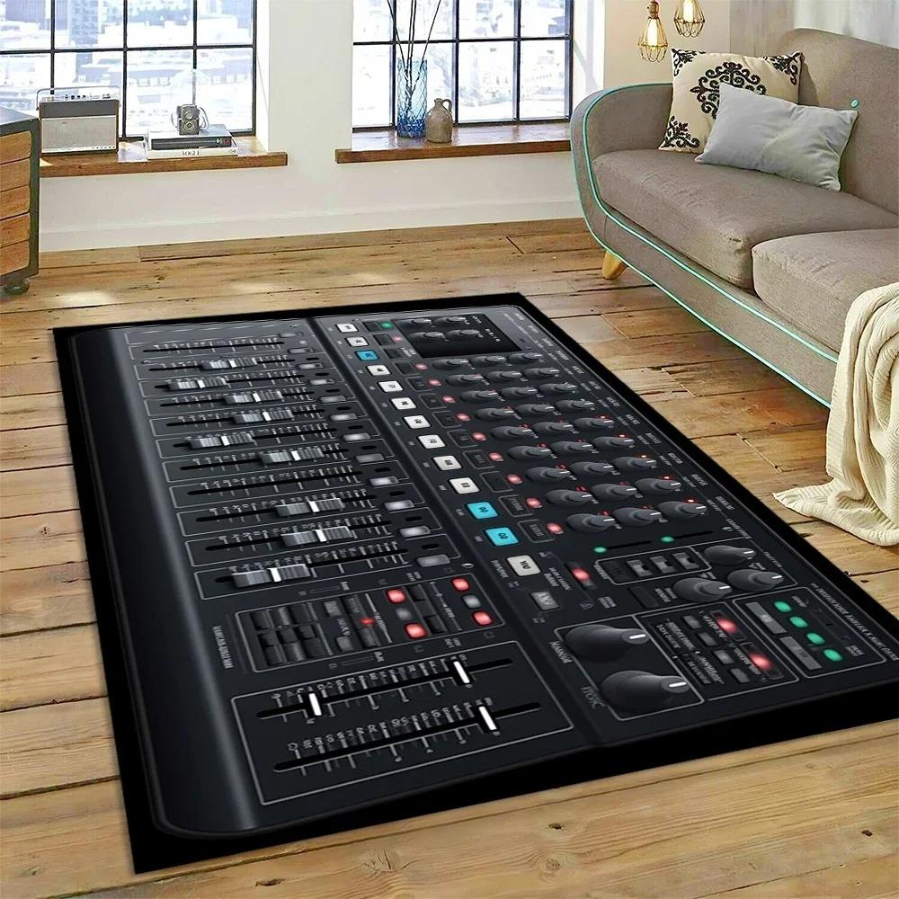 Vinyl Record Music Screen Tape Carpet Home Decor Living Room Hallway Non-slip Mechanical Washable Mat Sofa Coffee Table Area Rug