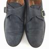 80s-90s Vintage YANKO Monk Strap Shoes Navy Size 8.5EE 26.5 Men's(USED)