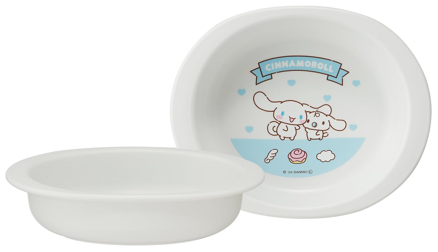 

Skater Antibacterial Baby Small Ages 5 Months and Made in Sanrio Cinnamoroll Children s Dishware, Plate, Up, Plastic, 290ml, Japan, Design, XP25AG-A