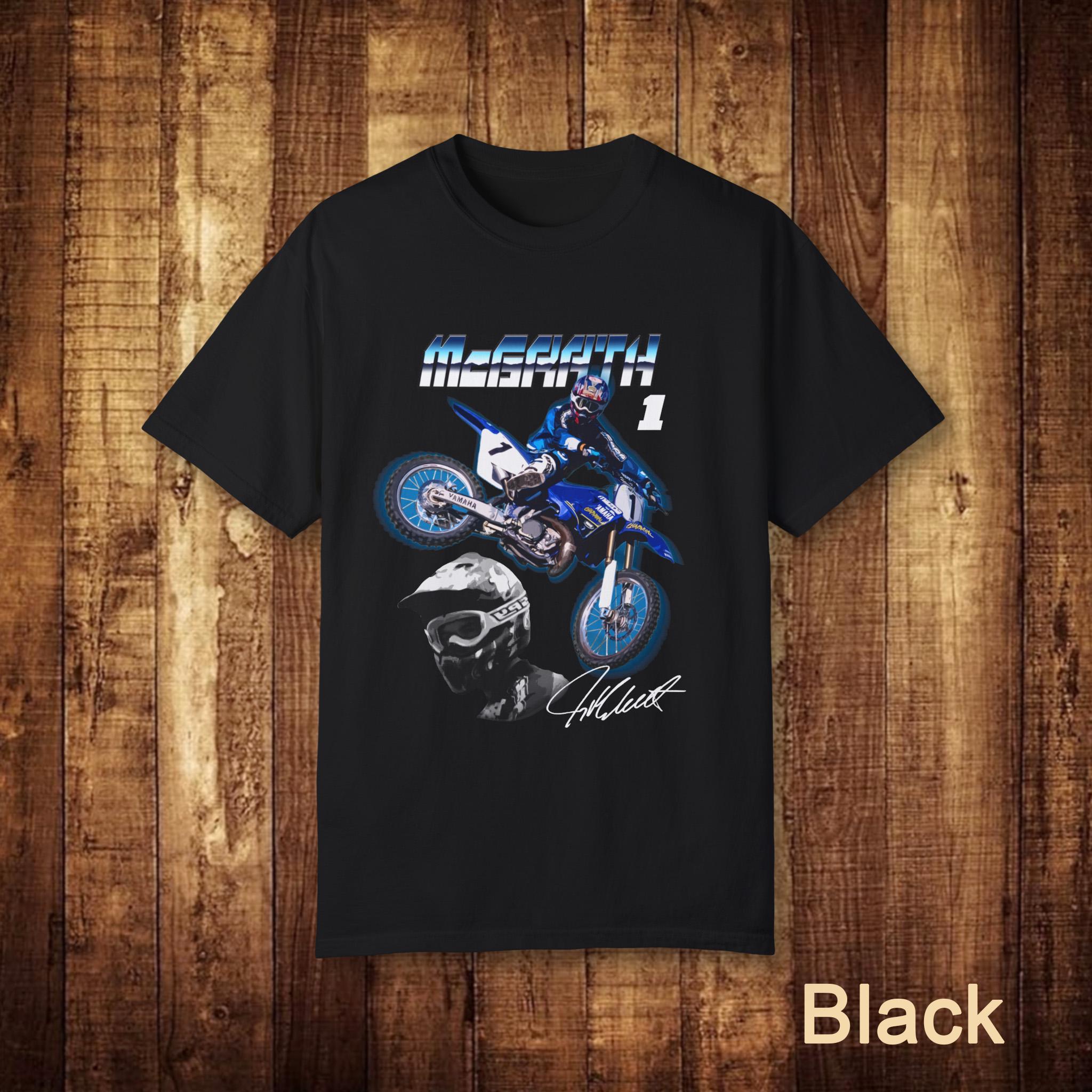 

Vintage Supercross Jeremy McGrath T-Shirt Retro Motocross Graphic Men T-Shirt Retro Dirt Bike Racing Men T-shirt Streetwear 4XL