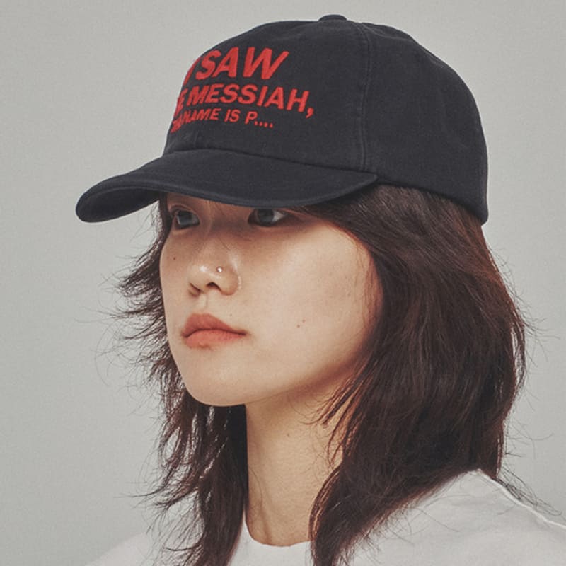 

MY NAME IS PETER 6-PANEL MESSIAH CAP - BLACK OS