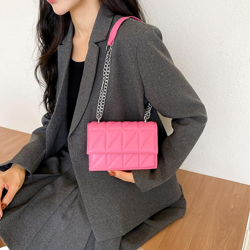 Designer Fashion Women Shoulder Bag Ladies PU Leather Handle Handbags Chain Strap Crossbody Bags for Women