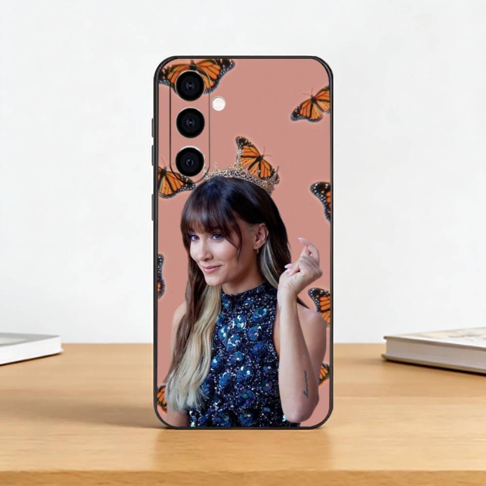 Singer A-Aitana Cuarto Azul Phone Case For Samsung Galaxy A73,A72,A71,A70,A53,A52,A51,Soft Silicone Black Cover
