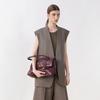 Charles & Keith Kerry Messenger Bag With Pendant Women Shoulder Bag Black Cream Burgundy CK2-20782514