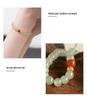 Hetian Jade & Red Agate Bracelet - Chinese Style Jewelry for Women