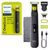 Philips OneBlade Pro 360 Face Body Electric Beard and Body Groomer with 360 Blade Precision and Body Soft Model + Shaver, Trimmer, Technology,