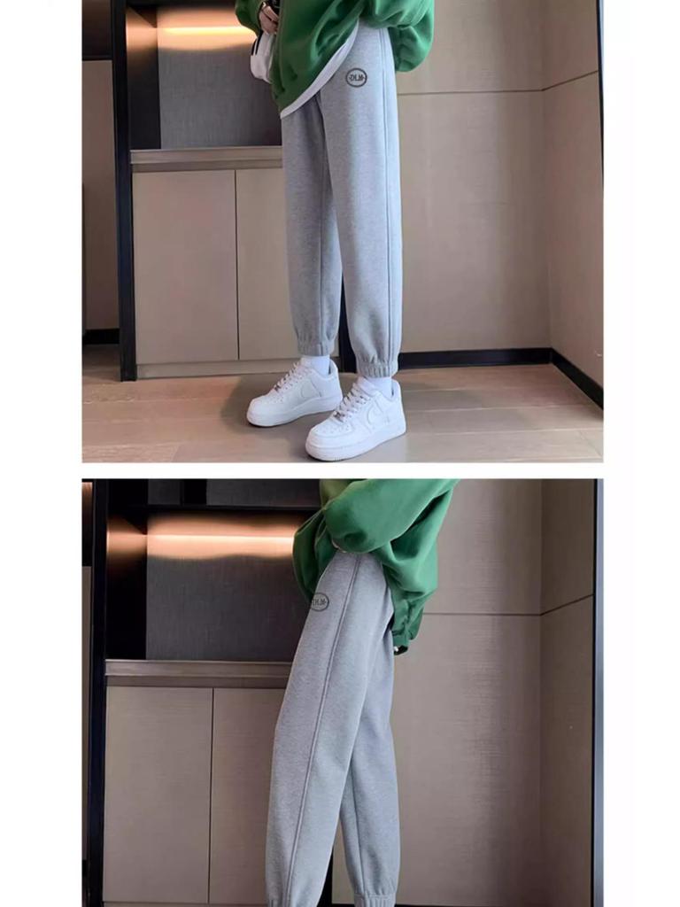 Girls' Autumn 2025 Sweatpants: New Fashionable, Loose-Fit, Long Sports Pants for Big Kids