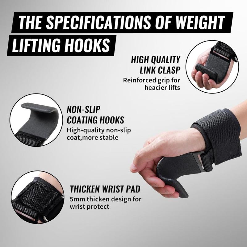 Pull Up Assist Wrist Hook Non Slip Grip For Weight Lifting Gym Training Tool Pull-Up Assist Hook For The Hanging Bar Wrist Guard