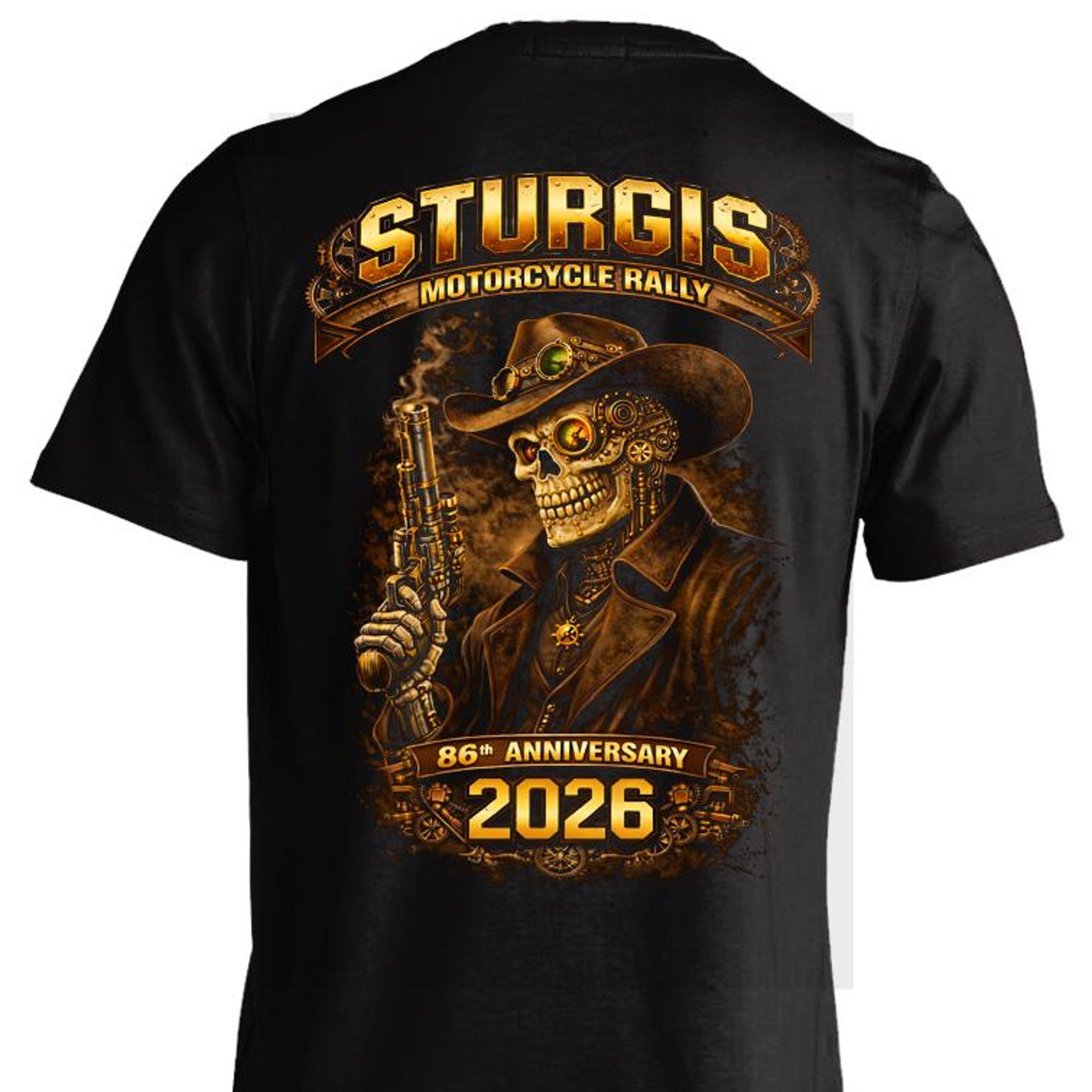 2026 Sturgis Motorcycle Steampunk Cowboy - 86th Anniversary M