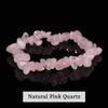 JD Natural Crystal Stone Seven Chakra Irregular Energy Bracelet Women Men Healing Amethyst Fluorite Chip Strand Bracelet Gift