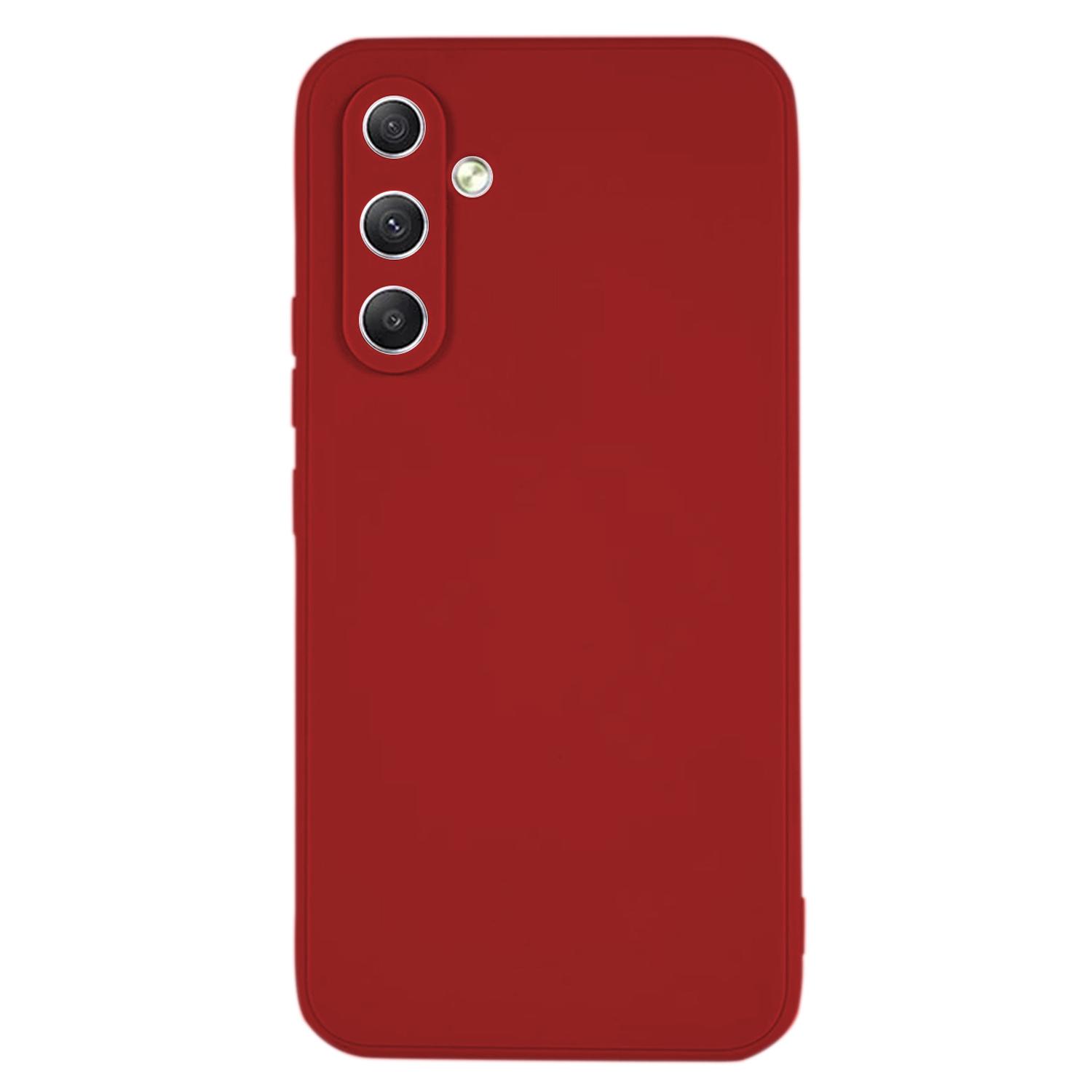 

KALEBOL KLB-TPU003 For Samsung Galaxy A34 5G Case Anti-Scratch Solid Color TPU Phone Cover F