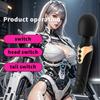 Powerful Vibrator Dildos Wand for Women 10 Modes Clitoris Stimulator G Spot Vagina Massager Adult Sex Toys for Woman