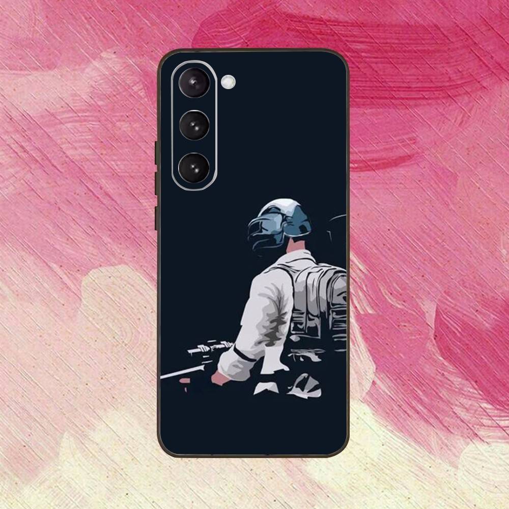 Game P-PUBG-es Phone Case Black Silicone Soft For Samsung Galaxy A73,A72,A71,A70,A53,A52,A51