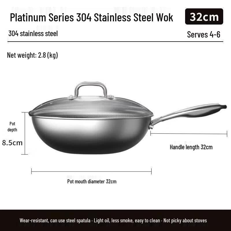 Kangbach 304 Stainless Steel Non-stick Cookware Set