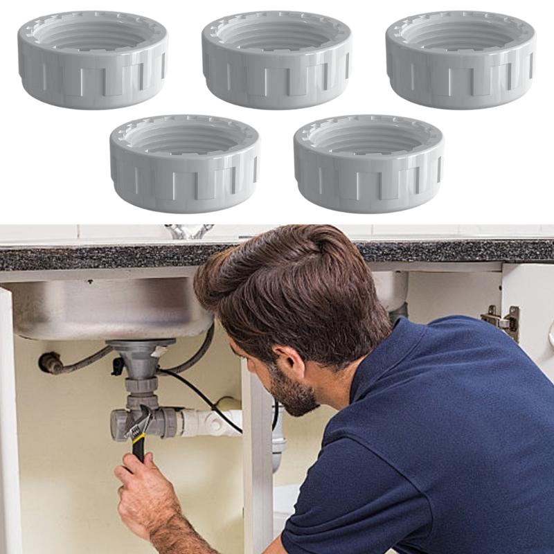 10Pcs Female Thread PVC End Cap Garden Irrigation Pipe Connector Water Tube Cap Plumbing Hose Tube Fittings Enduring