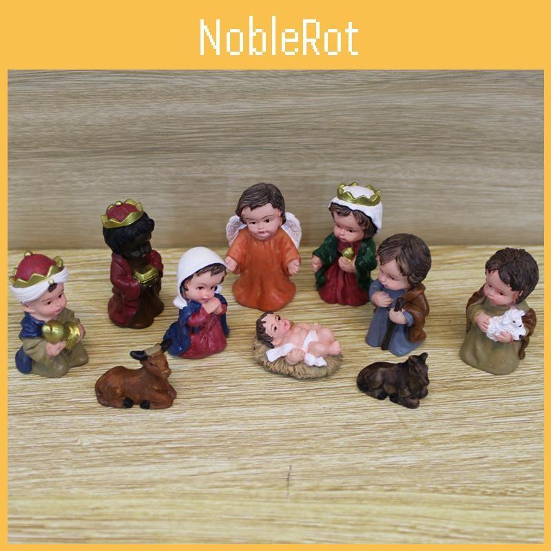 Model Doll Simulated Birth Jesus Figurine Micro Landscape Decoration Garden