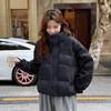 New cotton-padded jacket fashion women's clothing loose short cotton-padded clothing hooded loose sequins winter cotton-padded jacket