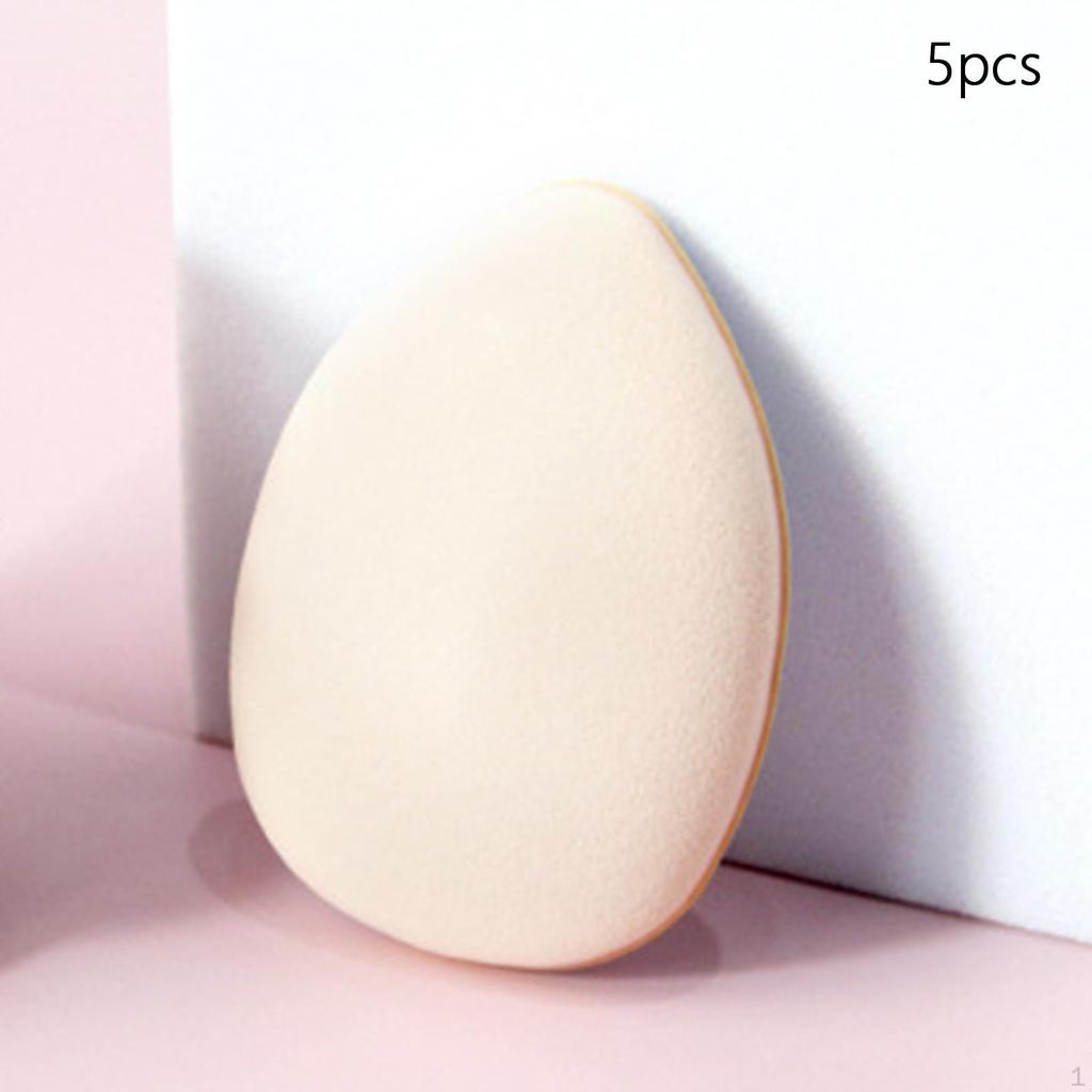 5 Pcs Powder ,makeup Sponge,soft Powder,wet,dry,mini Makeup Sponge,blending Sponge for Cream,,,