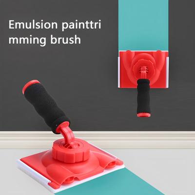 Paint Edge Trimmer Plastic Trim Paint Edger with Rotatable Handle Adjustable Wall Corner Ceilings Pad Painter Applicator Tool