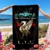 Football Club Print Beach Towel, Versatile Lightweight Absorbent Beach Towel for Pool Surf Yoga Bathroom, Perfect Birthday Holiday Gift