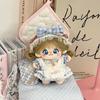 Head Cover Cotton Doll Clothes Lolita Plush Toy Clothes 10cm Cotton Doll  Dress  Children's Gift