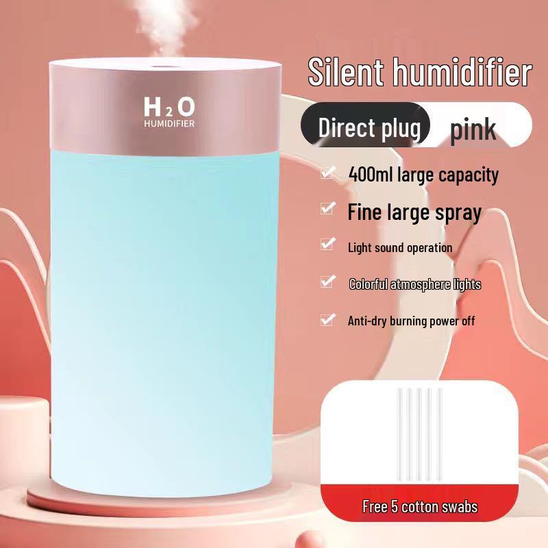 Large Capacity Wireless Humidifier & Air Purifier for Car, Home & Bedroom - Aromatherapy, Dustproof, Hydrating & Moisturizing