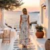 Women's Lightweight Flowy Beach Maxi Dress,Versatile Summer Long Dress for Daily Casual Wear Beach Vacation Outfits