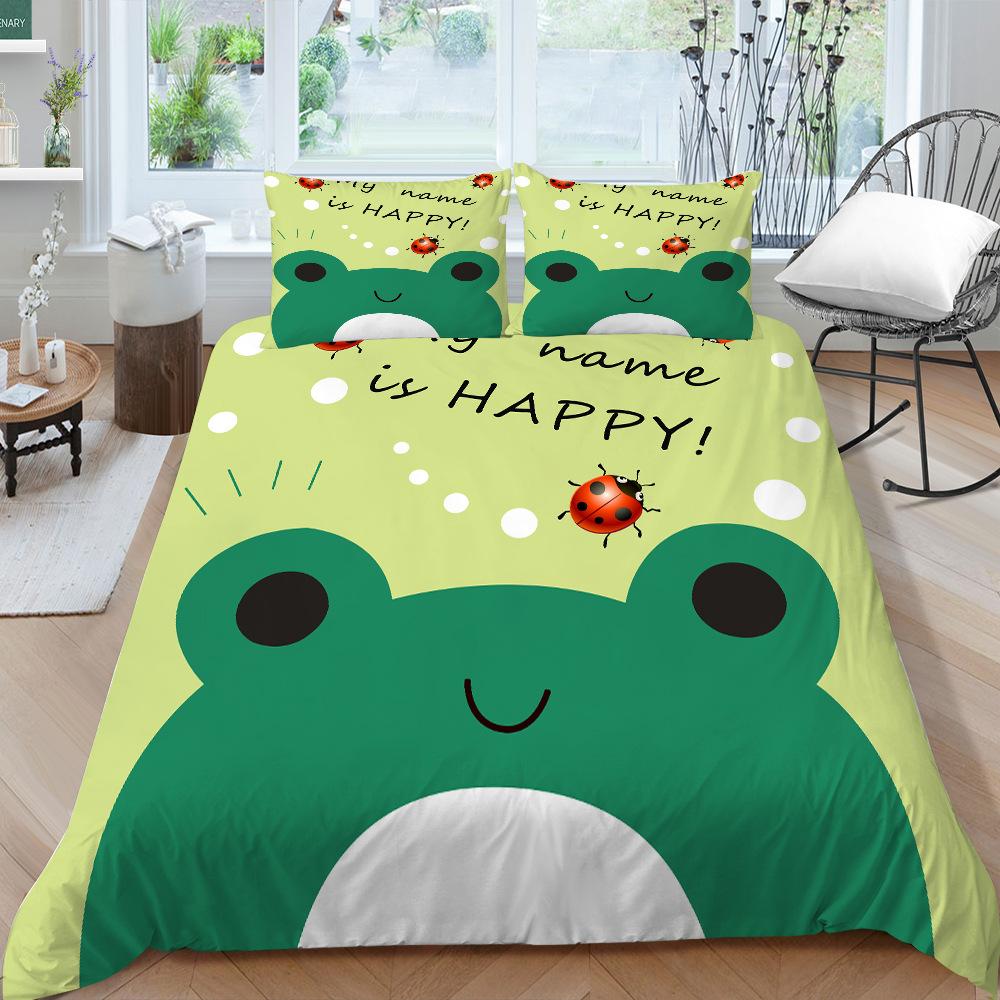 Luxury Duvet Cover and Pillowcase Digital Printing Star/moon/meteor Double Winter Quilt Cover Set Lantern Duvet Cover 1 Person