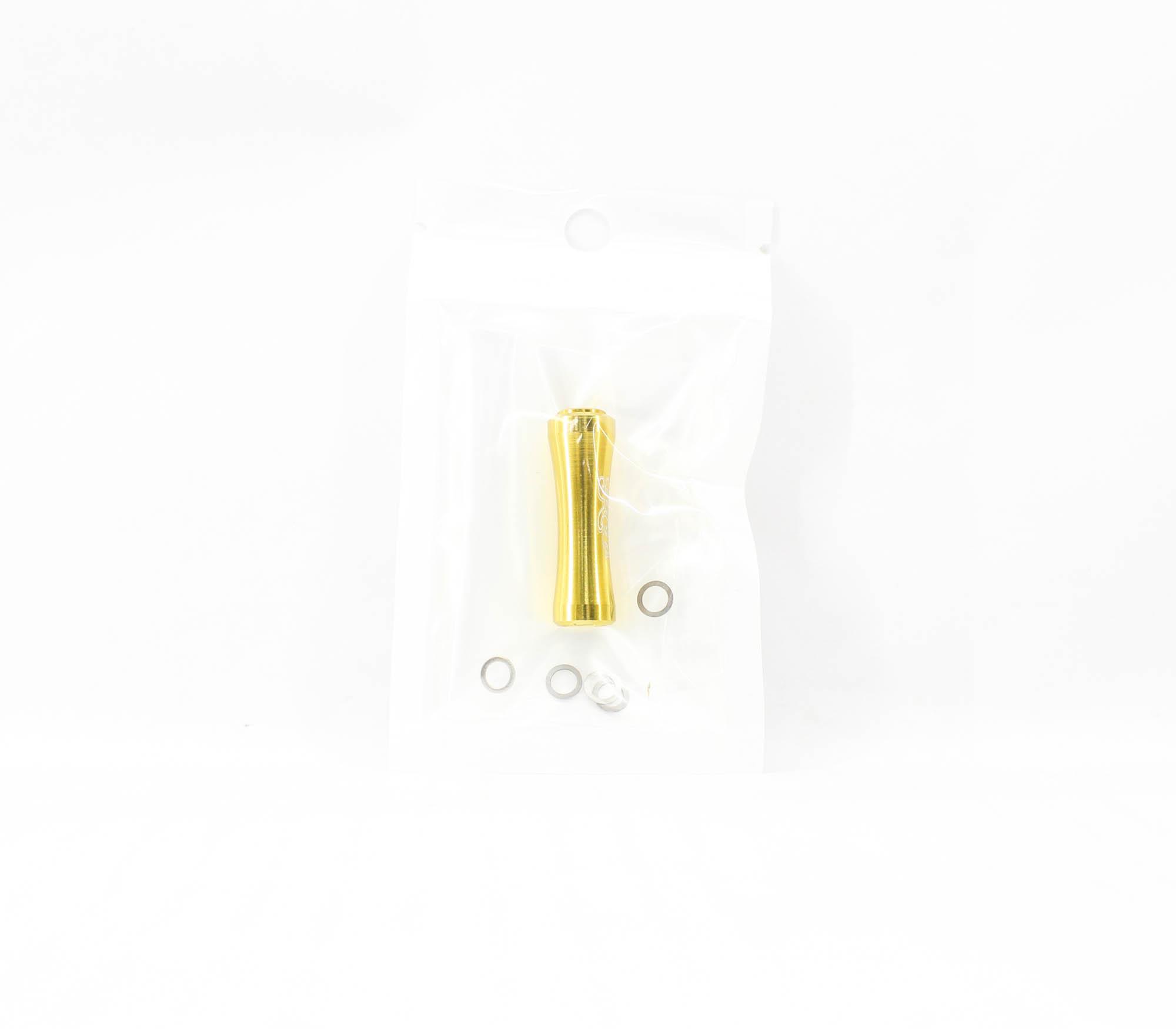 

Rev Handle Knob Aluminium Slim 35mm Gold Shimano A Daiwa S (4506)