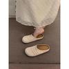 Hand-woven hollow breathable bag head half slippers women's summer sandals women's hole shoes platform women's shoes