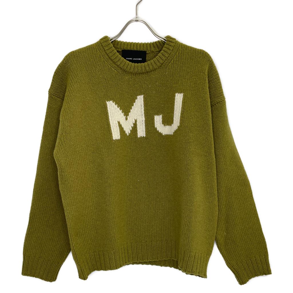 Marc Jacobs Khaki MJ Logo Crew Neck Sweatshirt Tops M khakiUsed