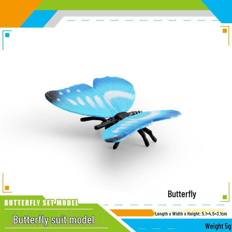 Colorful Swallowtail Butterfly Model for Children's Cognitive and Scene Decoration
