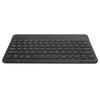 Wireless Bluetooth Keyboard Tablet Smartphone Computer Accessories Round Cap 10inBlack