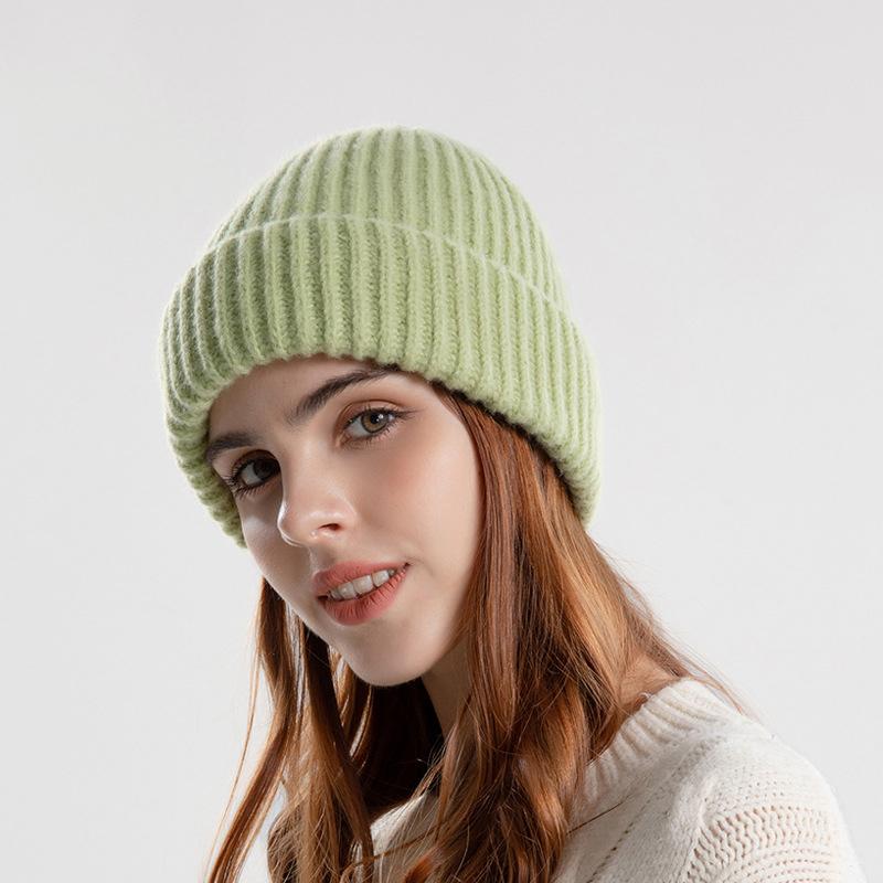 Women Winter Hats Knitted Hat Fashion Solid Color Skullies Beanies Female Outdoor Windproof Thermal Russia Snow Ski Cap Bonnets