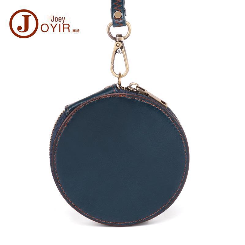 Vintage Echtleder Mehrfarbige Geldbörse und Schlüsseletui