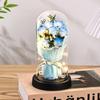 Carnation Eternal Flower Glass Cover Mother's Day Gift Dried Flower Soap Bouquet Creative Gift Ornament