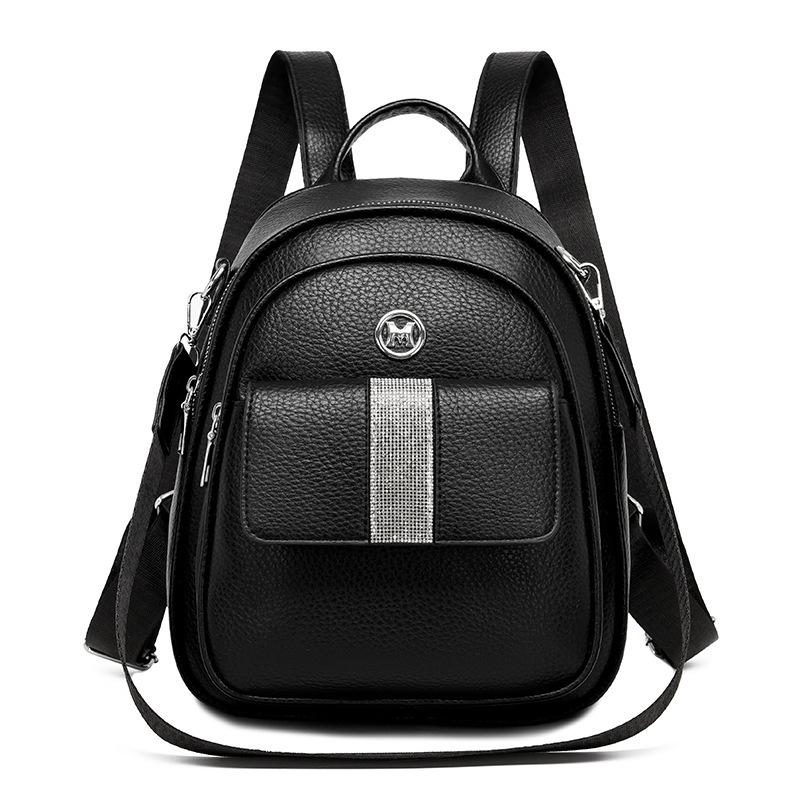 Sac à dos étudiant en PU pour femme