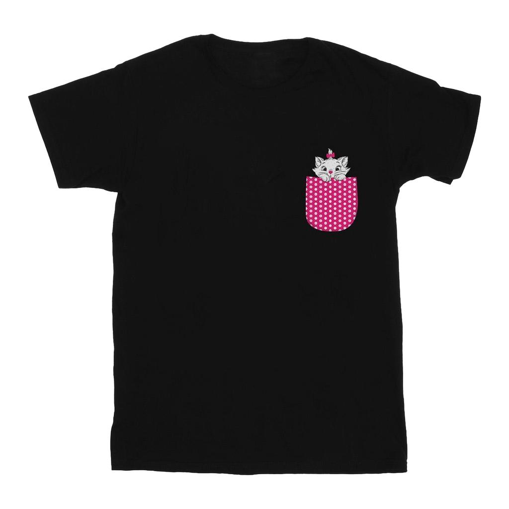 Disney Girls Aristocats Marie Chest Cotton T-Shirt