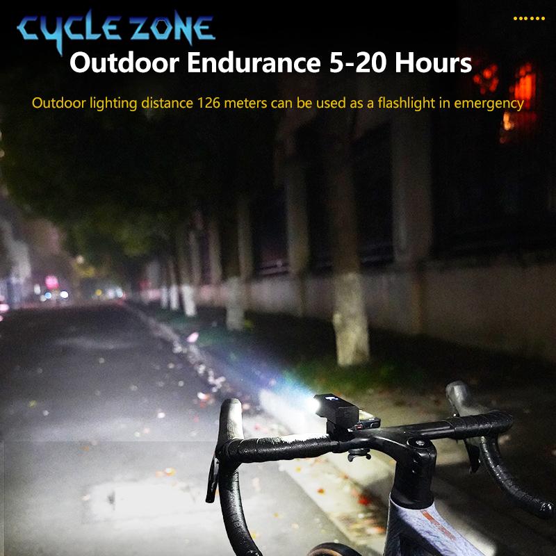 Smart Sensor Bicycle Front Light Type-C Charging LED Bike Head Lamp MTB Bike Flashlight Bicycle Headlight Cycling Accessories