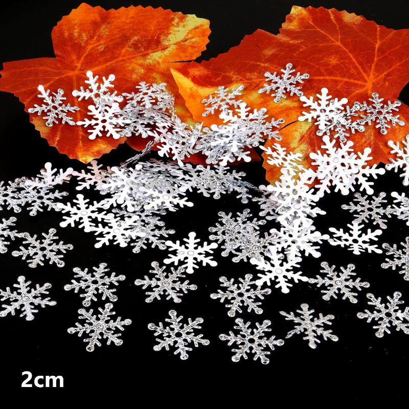 300pcs Winter Christmas Snowflake Flakes, Throwing Paper Scraps At Parties For Wedding Birthday Holiday Party