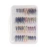 40PCS/Box Fishing Fly Set Nymph Midge Bead Head Larvae Pupa Stonefly for Trout Fly Fishing
