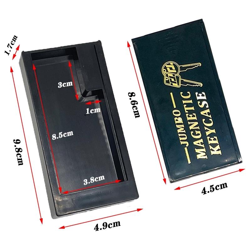 NEW Portable Magnetic Key Hidden Safe Box Key Spare Lock Holder Magnet Outdoor Stash For Home Office Car Truck Secret Box