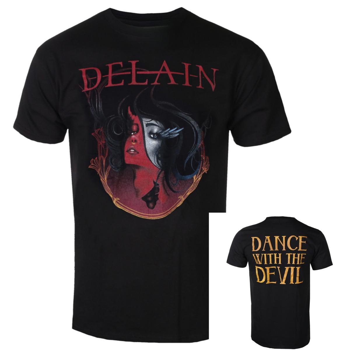Dance with The Devil Record Company Rock Music Art Style Summer Casual TShirt Unisexs and Womens Luxury Brand M