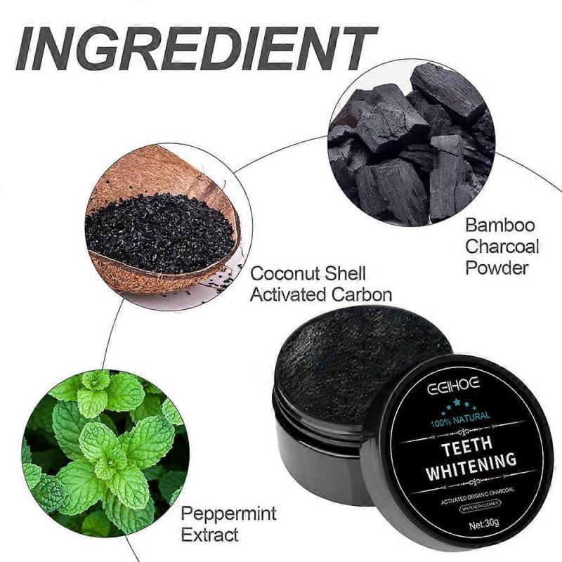 Natural Whitening Tooth Gum Powder Coconut Activate Charcoal Toothpaste VALUE