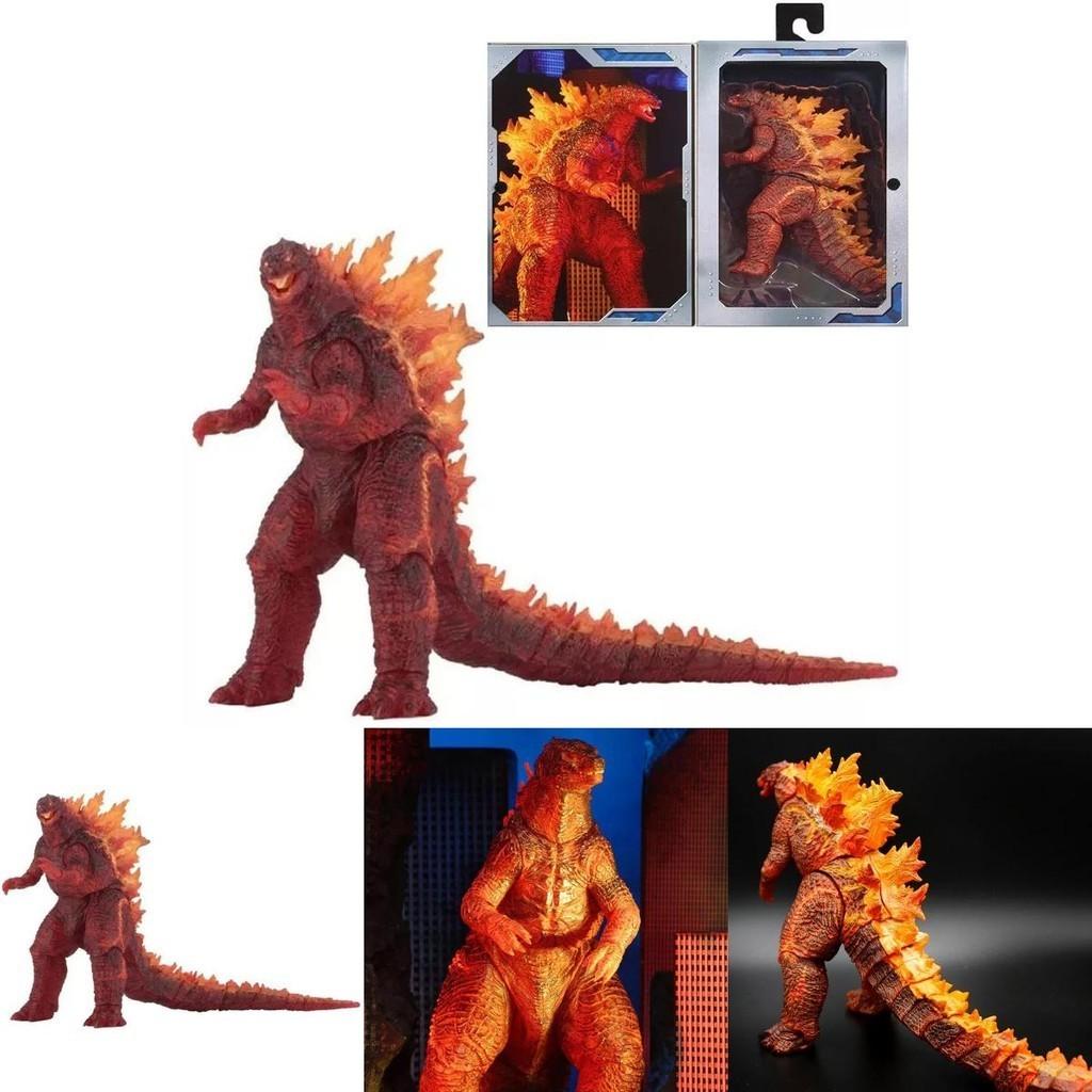 Exquisite Burning Godzilla Action Figures With Movable Joints For Display And Decoration