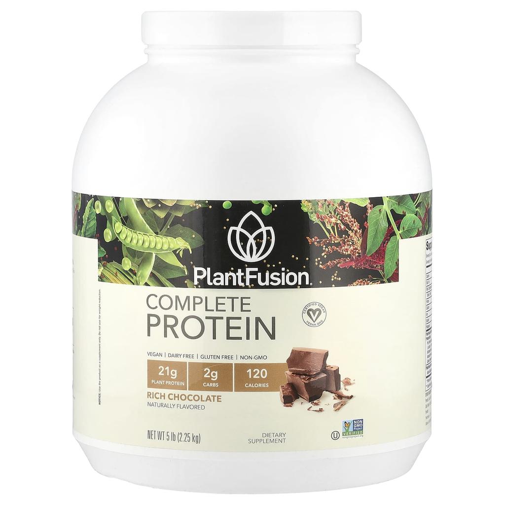 PlantFusion, Complete Protein, Rich Chocolate, 2.25 kg (5 lb)