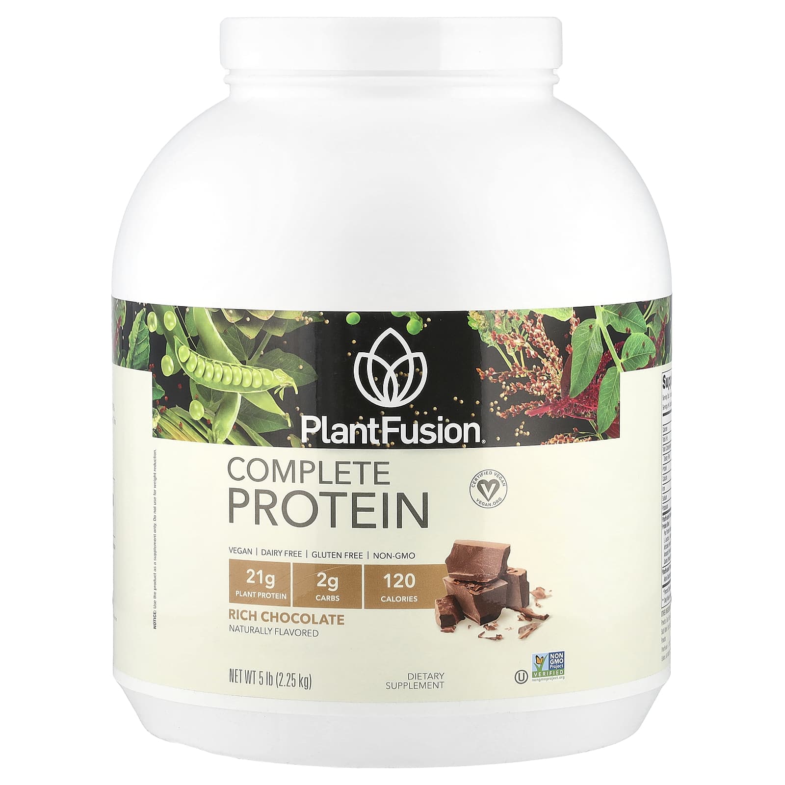 

Complete Protein, Rich Chocolate, 2.25Kg(5Lb)